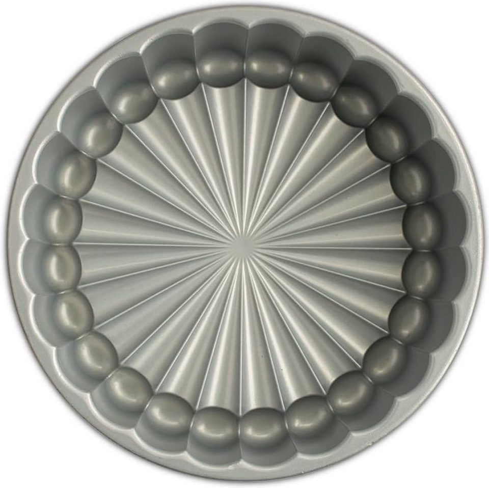 Riokem bakvorm Elegante Goudkleurige van Aluminium voor Perfecte 22 cm 1,4 l