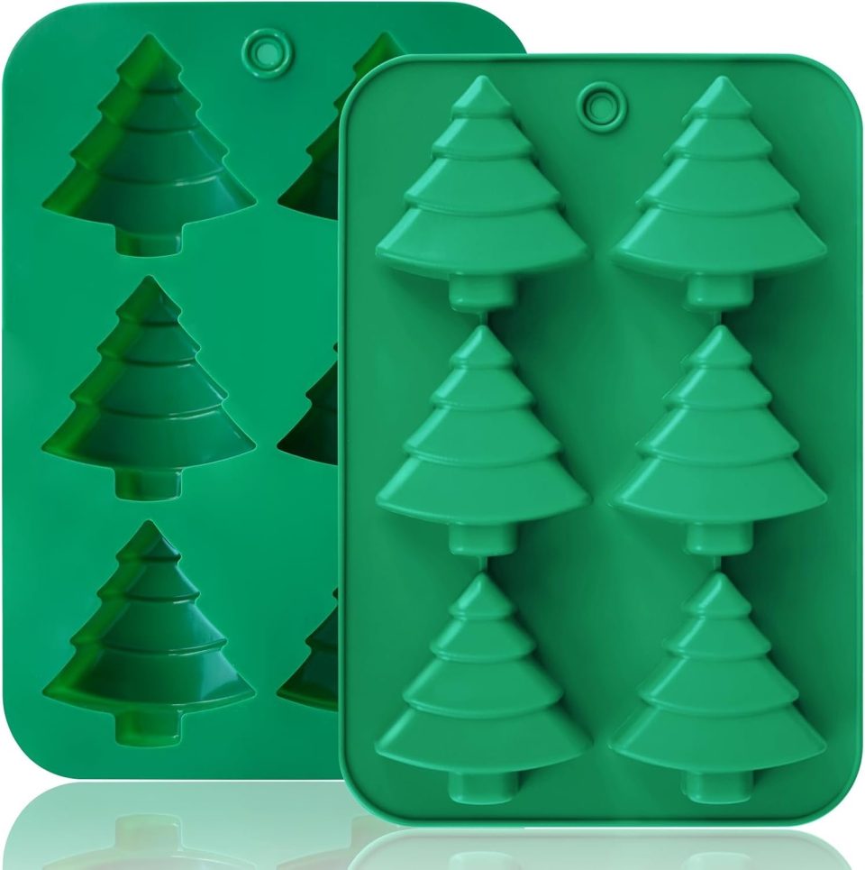 Ulisem Siliconen Kerstboom Mallen (2 stuks)