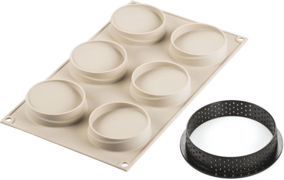 Silikomart kit mini tarte glam ø80 mm