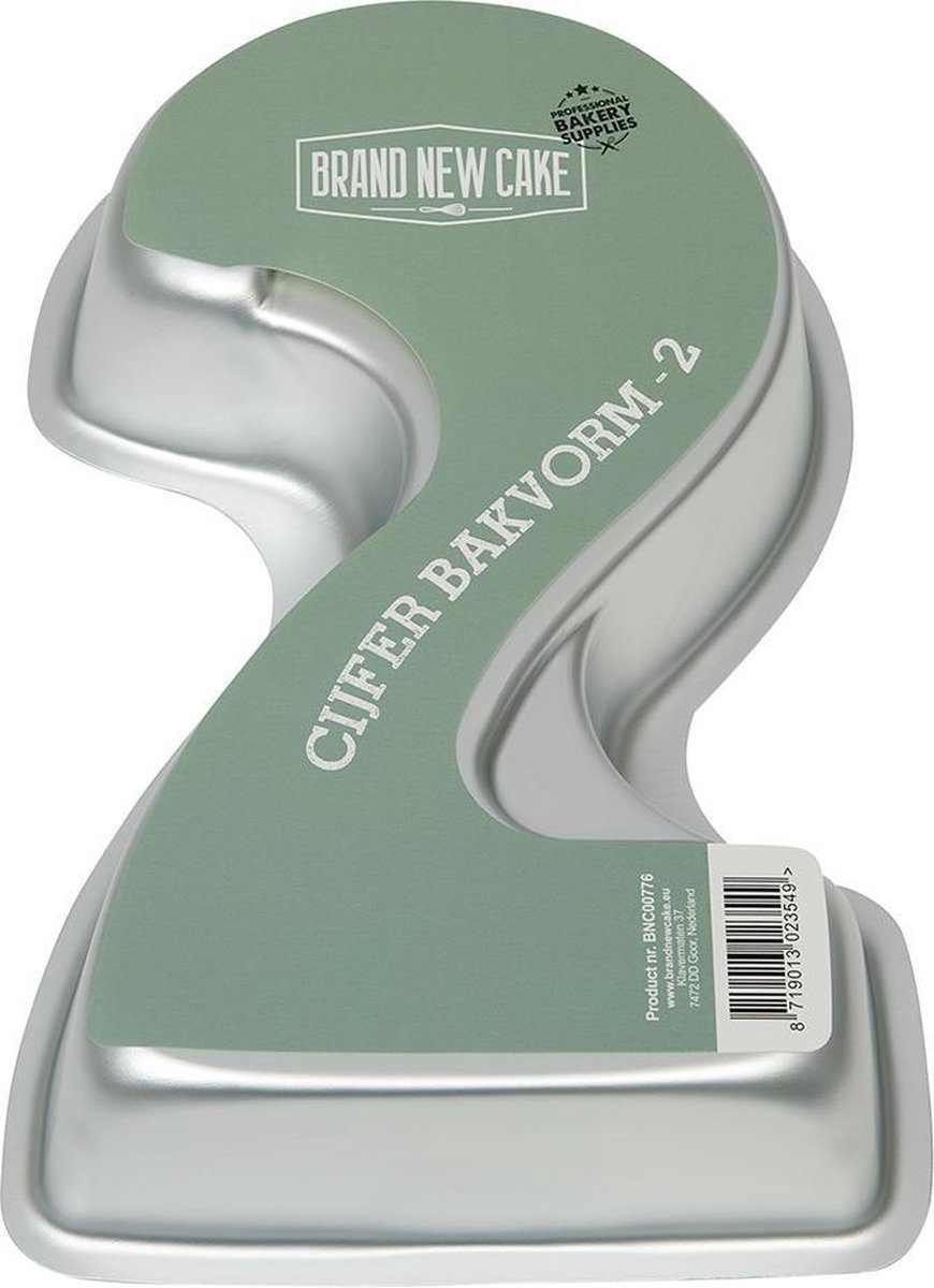 Brand New Cake bakvorm Cijfer 2