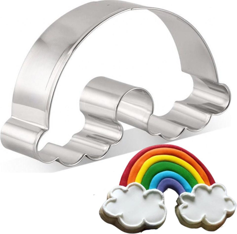 Winkrs uitsteekvorm Regenboog 6X10 cm