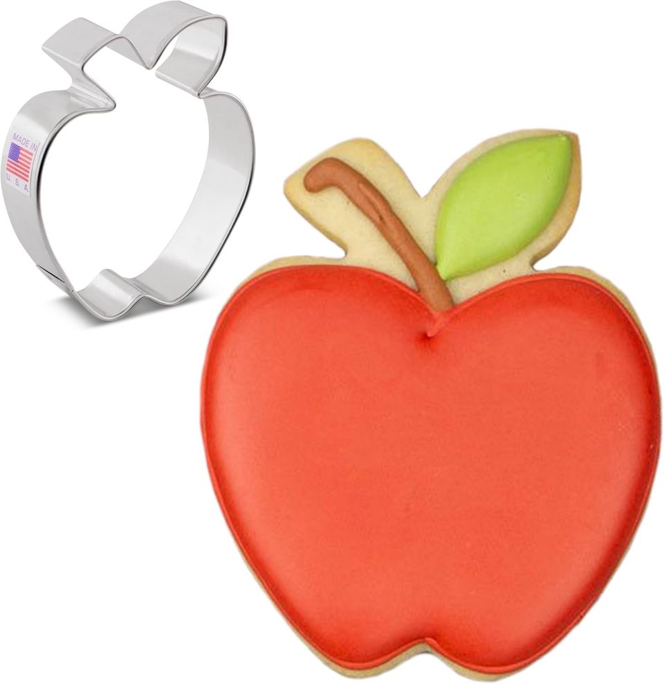 Ann Clark Cookie Cutters Appel Koekjesvorm Metaal 8,9 cm