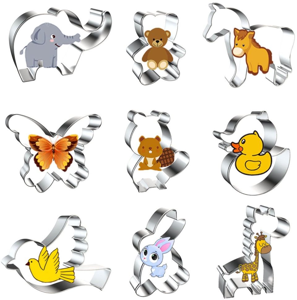 Tenyatta Koekjesvormpjes in de vorm van dieren (9 stuks)