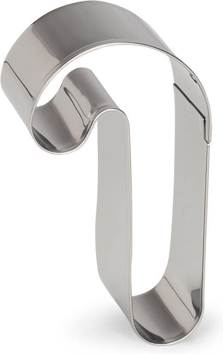 Patisse uitsteekvorm Zuurstok RVS zilver 7 cm