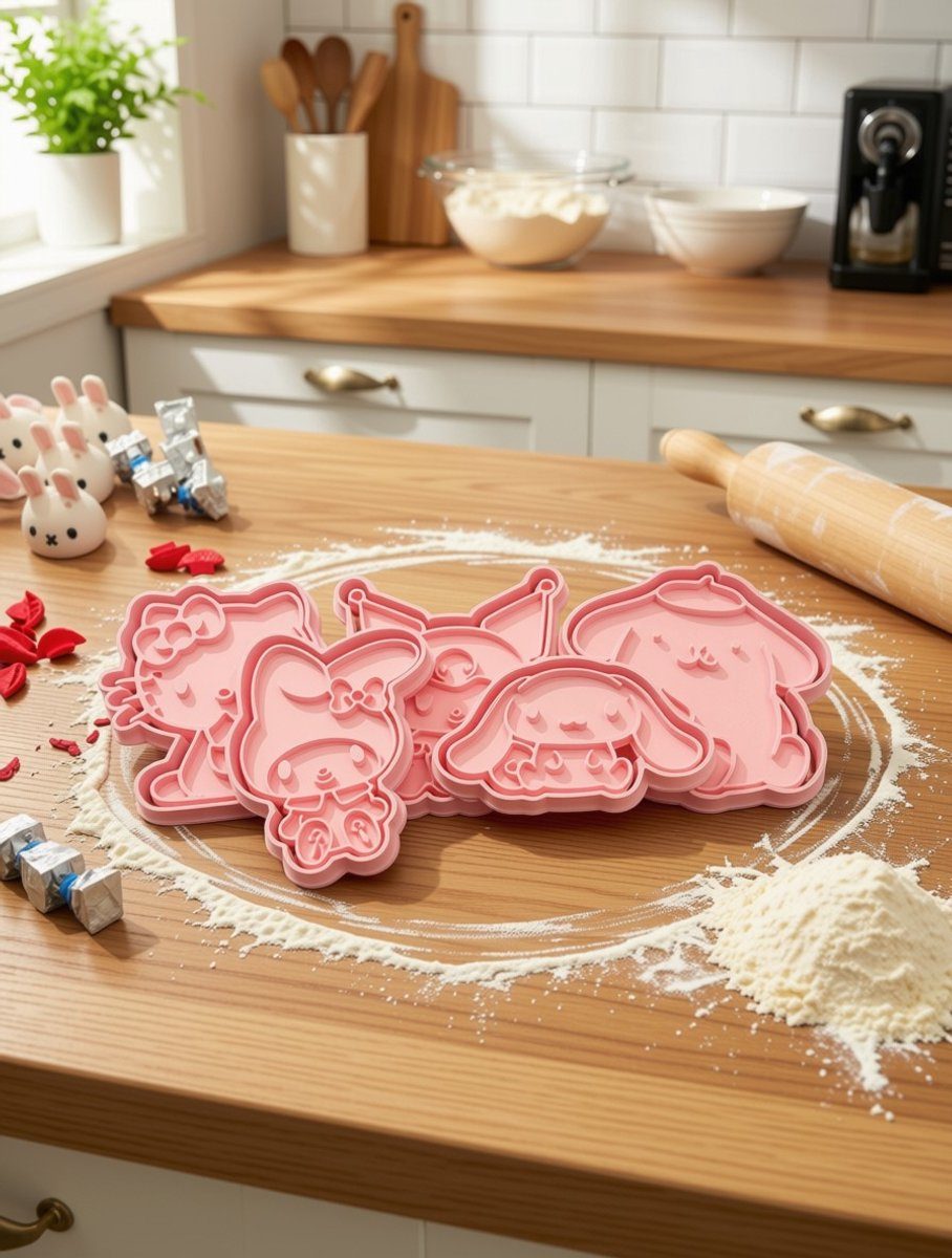 MM Set van 5 koekjesvormen Schattige Karakters