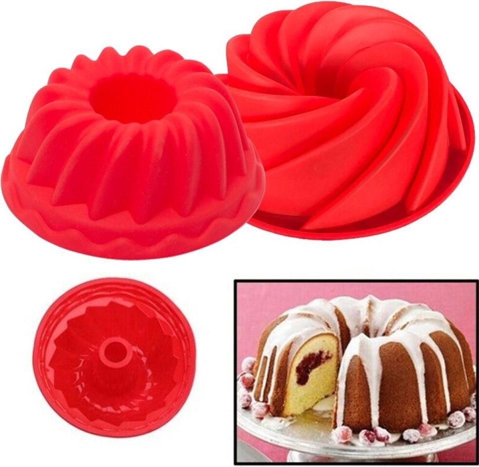 WiseGoods bakvorm Premium Silicone Tulband 24 cm