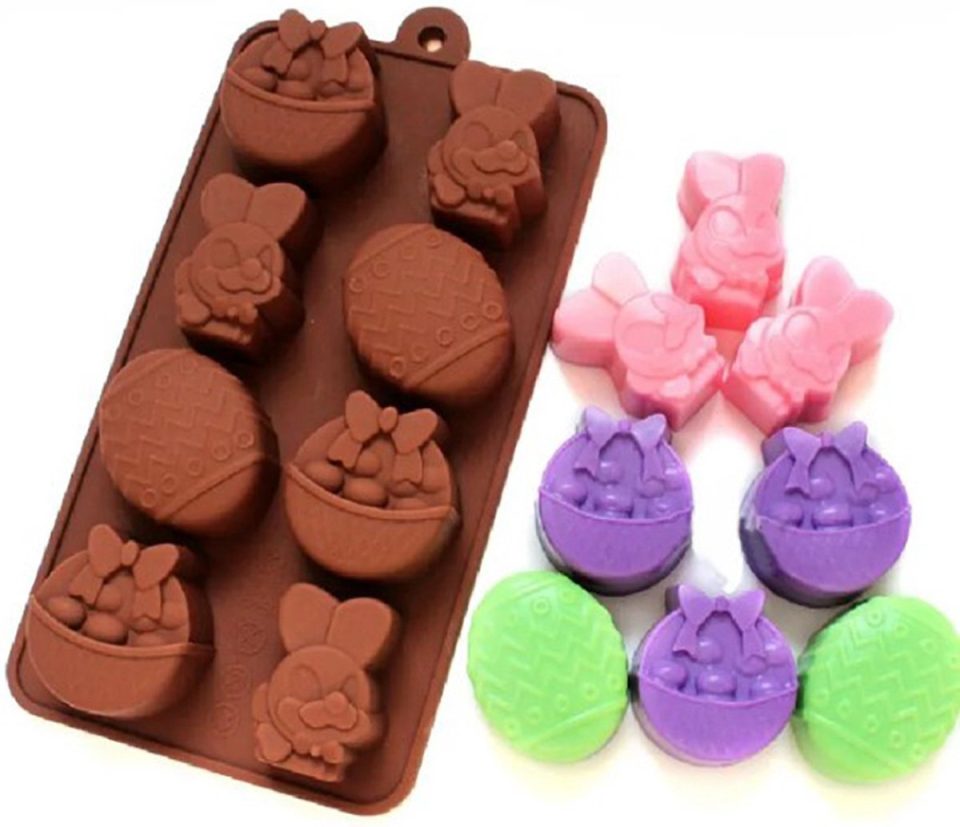 Actie4you® siliconen bakvorm 4you® Pasen Fondantvorm Chocoladevorm voor Pasen Paashaas