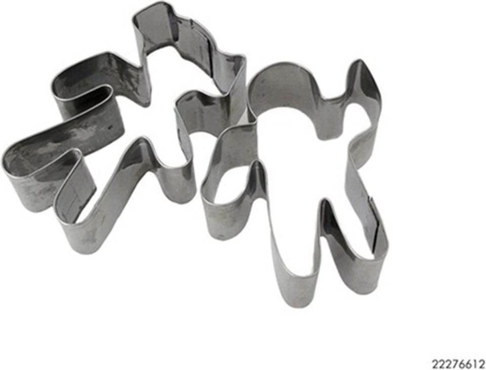 Kitchen Tools uitsteker Koekjes metaal (2 stuks)
