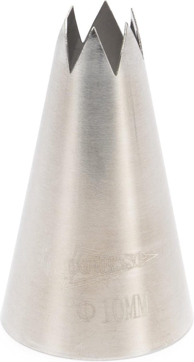 Patisse spuitmond Ster RVS zilver 3 mm