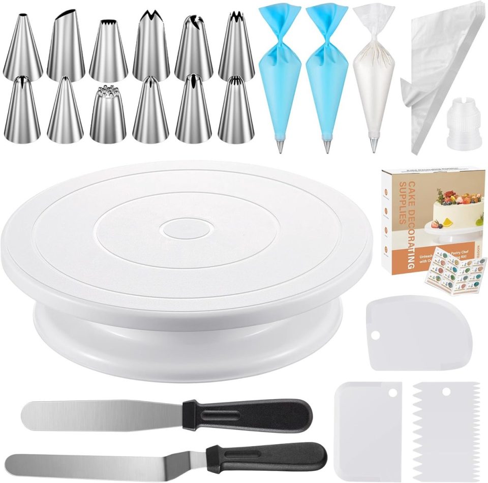 Roots Taart Decoratie Set Set van 71 Wit