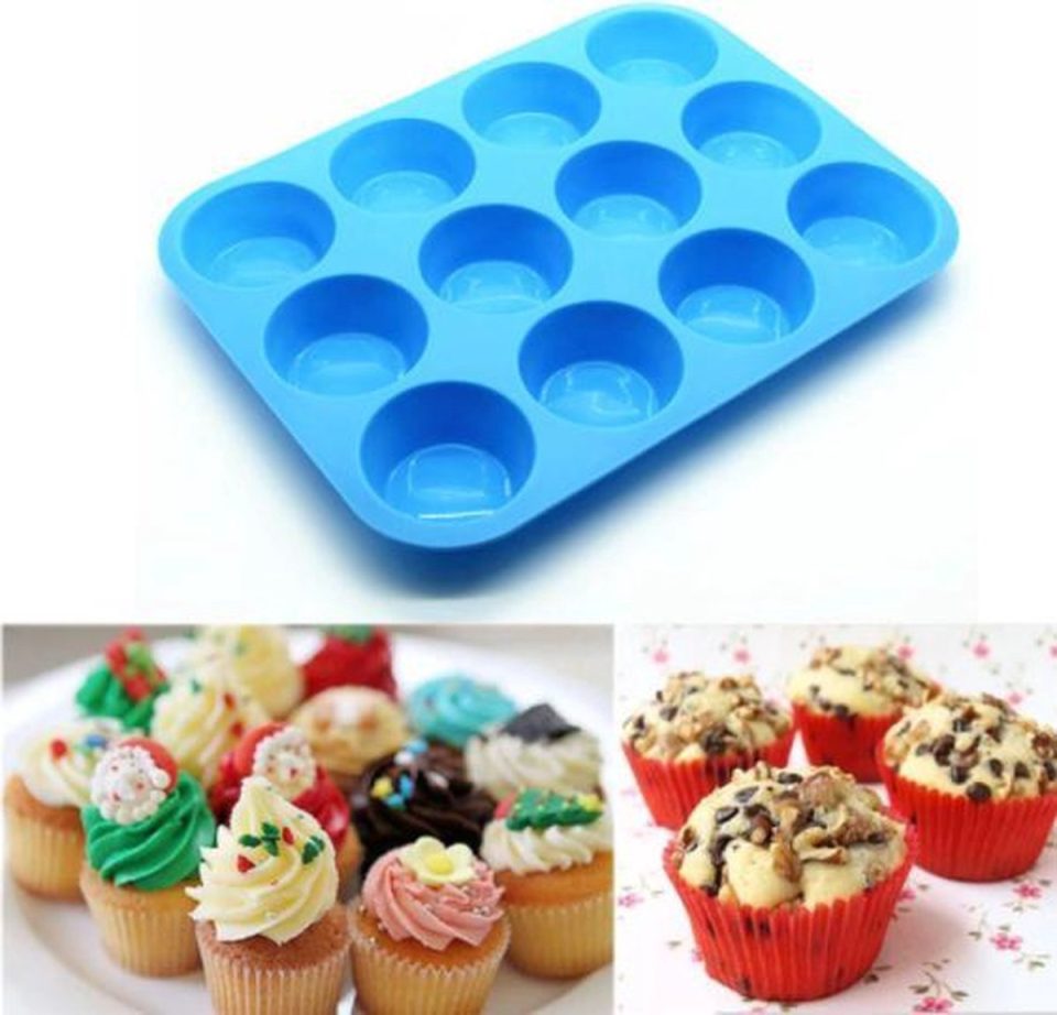 Heble® bakvorm *** Cupcakes/Muffins (12 stuks)