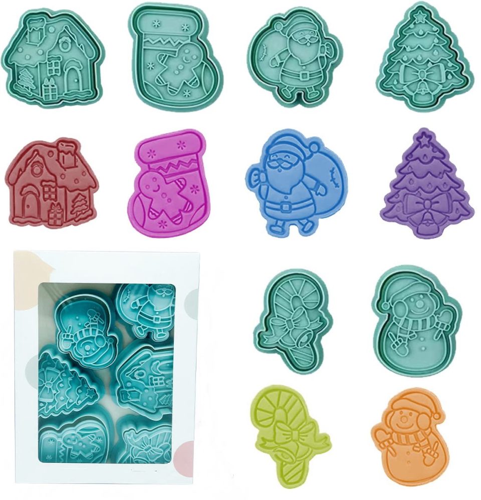 Yealoo kerstkoekjesvormpjes (6 stuks)