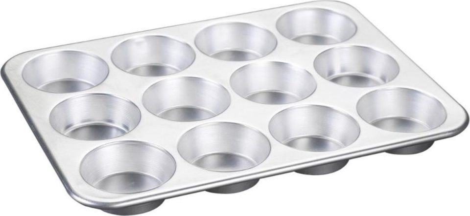 Nordic Ware muffinvorm, 12 Cups, Aluminium Naturals