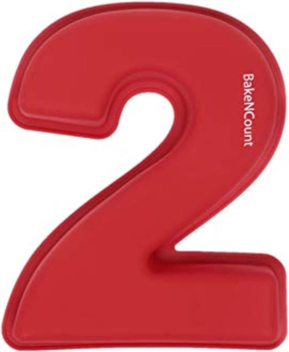 BakeNCount bakvorm Nummers Nummer 2 26 x 21 x 5 cm