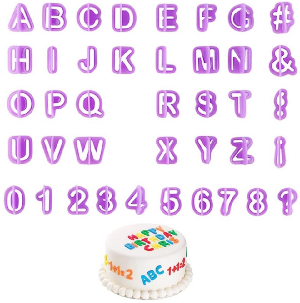 Runfeng fondant koekjesvormset (40 stuks)