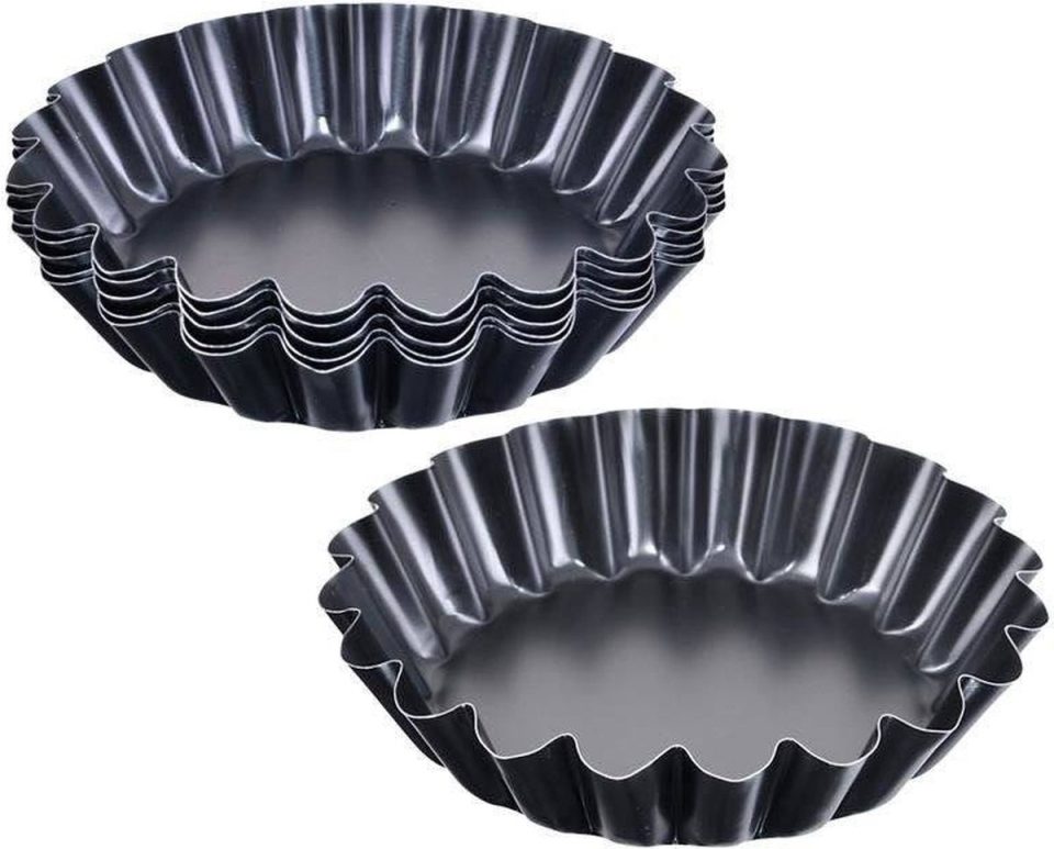 orion group taartvorm Taartvormpjes Metaal 9 cm (6 stuks)