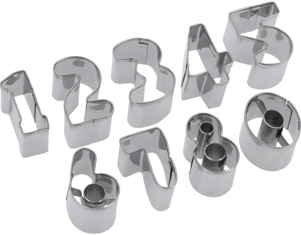 Westmark koekjesvormpjesset zilver (9 stuks)