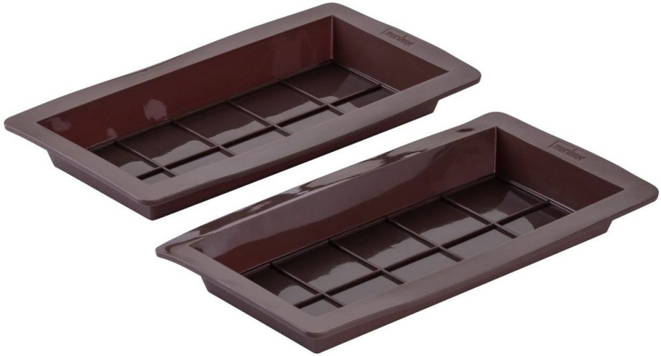 Zenker chocolade Twee tabletvormen van Dubai in silicone Special