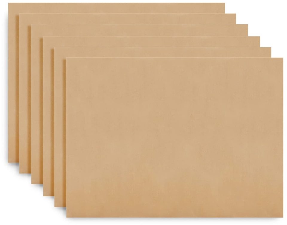 Famanu Set van 6 glasvezel bakmatten bakmat van 30 40 cm
