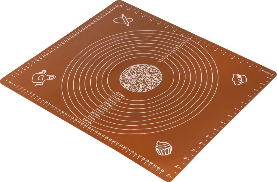 Krumble bakmat Siliconen met meeteenheden Bruin