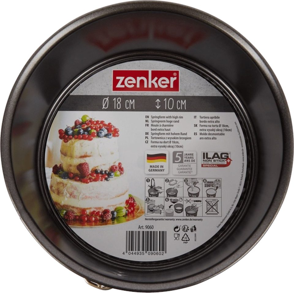 Zenker springvorm Antiaanbaklaag Ø 18 cm