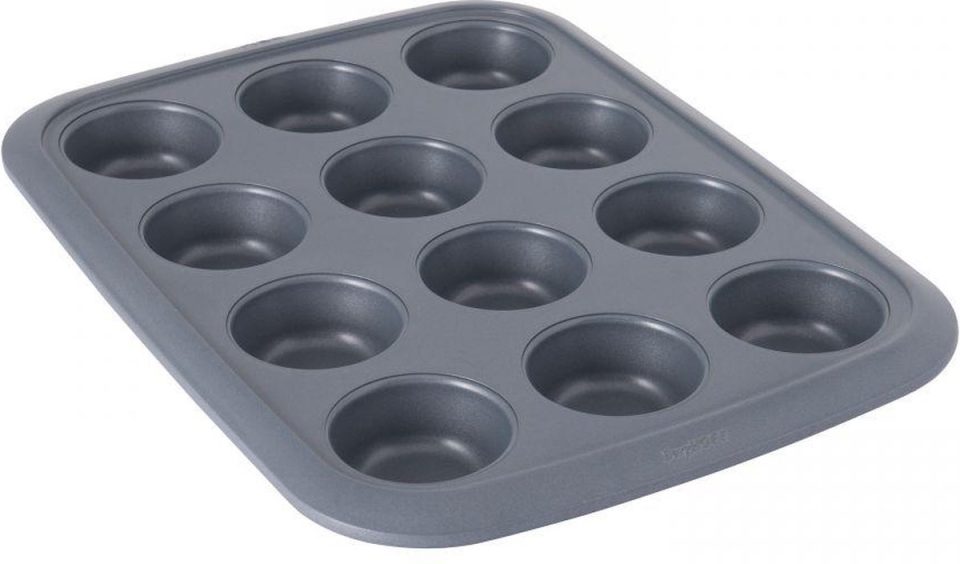 Berghoff GEM Cupcake vorm met 12 cups Grijs PFAS-vrij