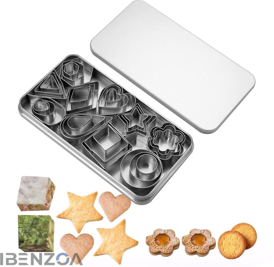 Ibenzoa uitsteekvormpjes voor koekjes (30 stuks)