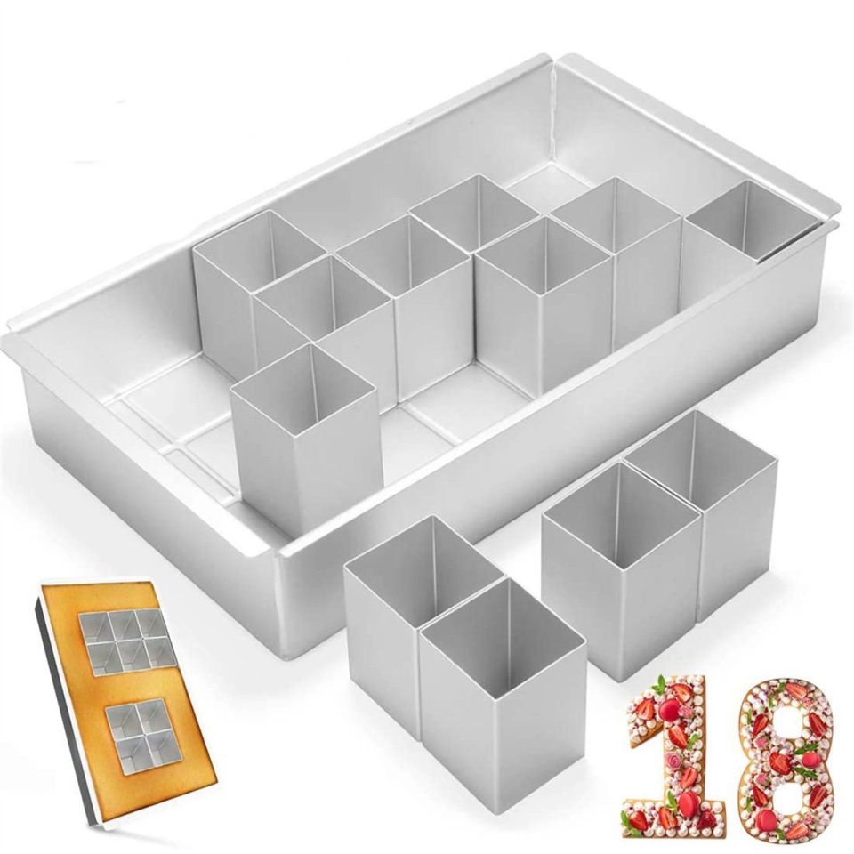 Peysaitr cakevorm Zilver 31,8 x 18,2 x 5,6 cm