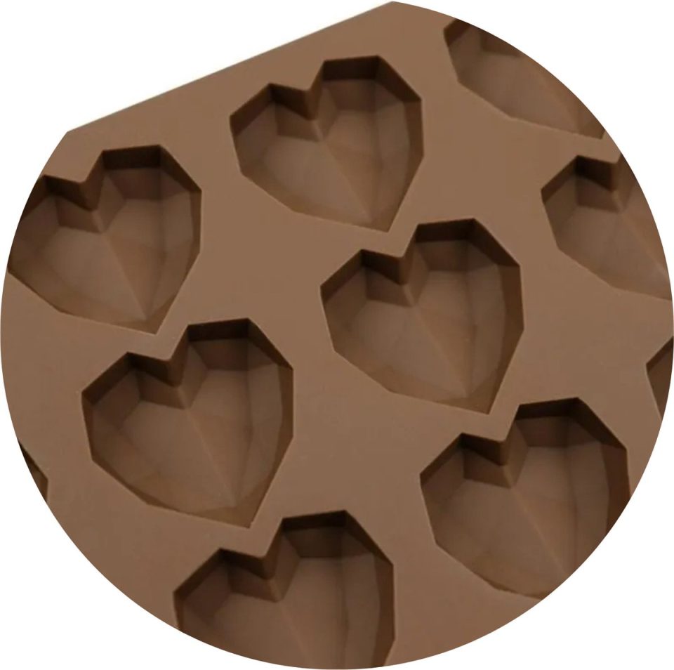 Chocolate Dreams chocoladevorm Siliconen geometrische hartjes