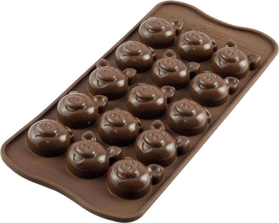 Silikomart Chocolate Mould Pigs