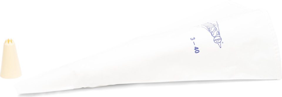 Patisse spuitzak Slagroom + Spuitmondje 40 cm