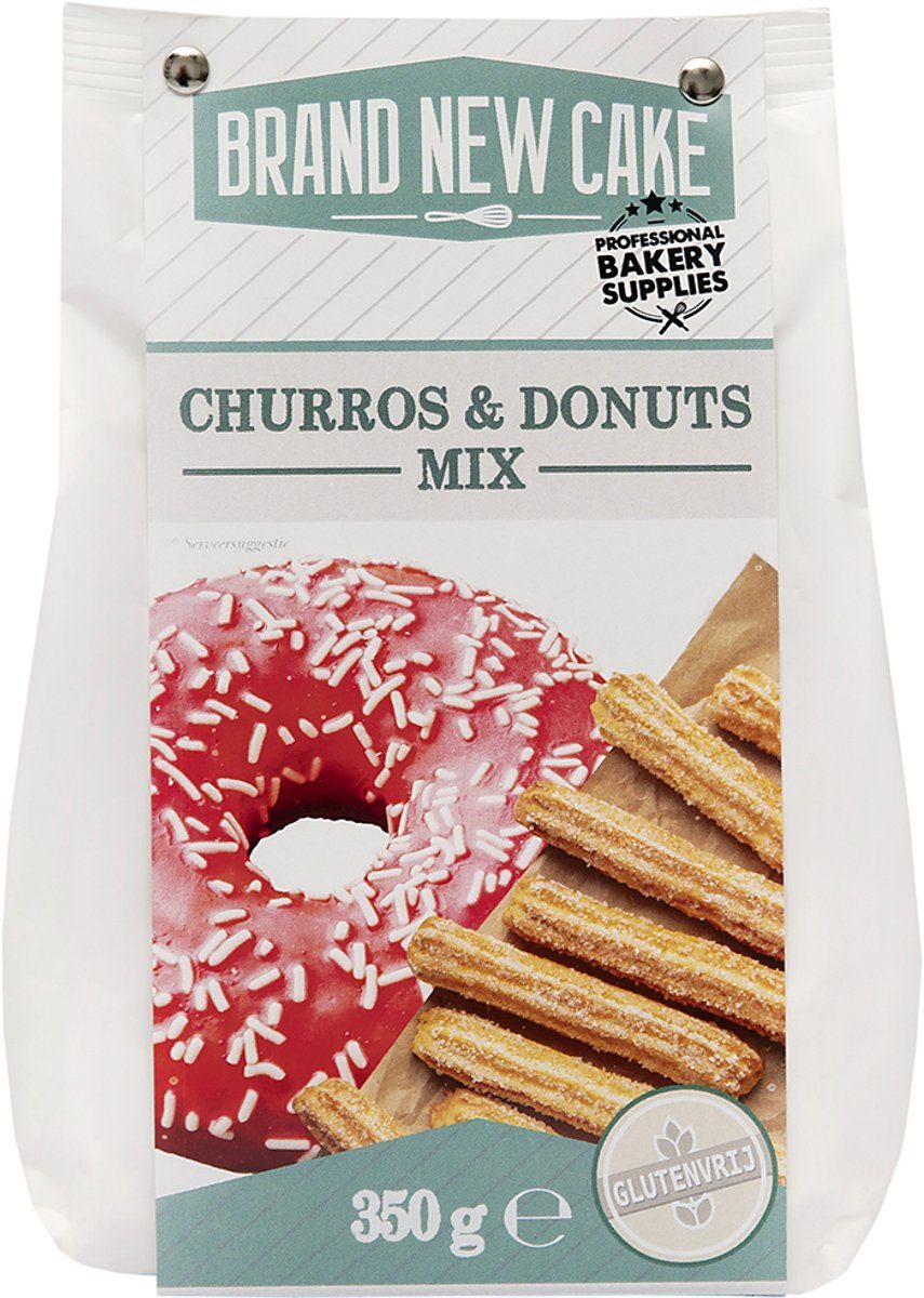 Brand New Cake Churros & Donut-mix Glutenvrij** 350 g