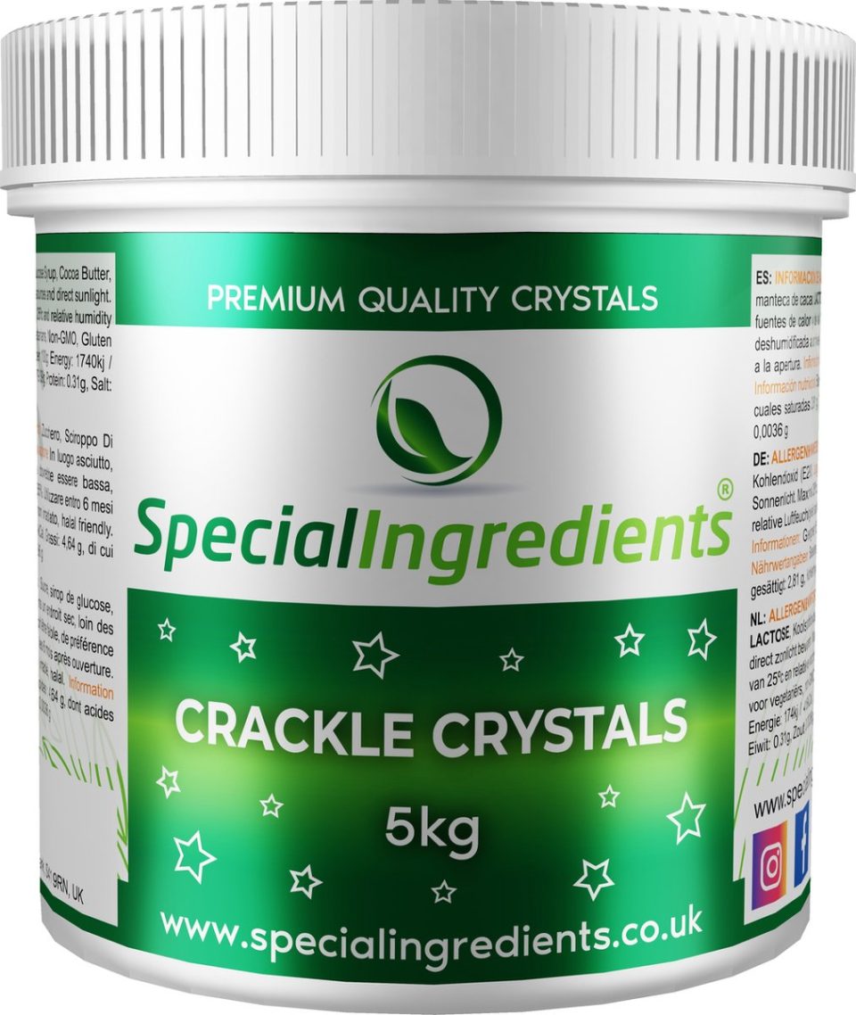 Special Ingredients Ltd. Crackle Crystals Knettersuiker 5 kg