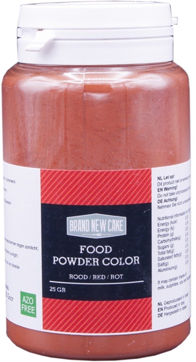 Brand New Cake Kleurpoeder Rood 25 g
