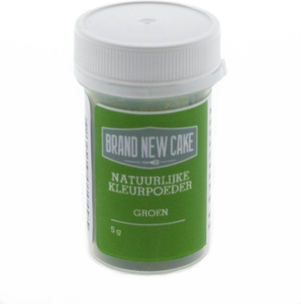 Brand New Cake Natuurlijke Kleurpoeder Groen 5 g