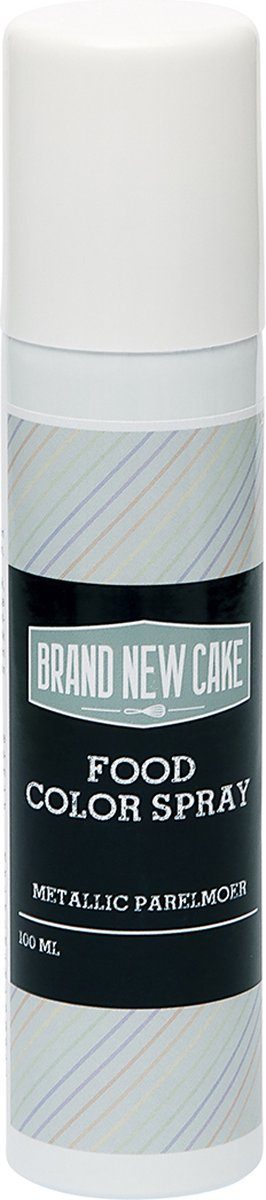 Brand New Cake kleurstof Kleurspray Metallic Parelmoer 100 ml