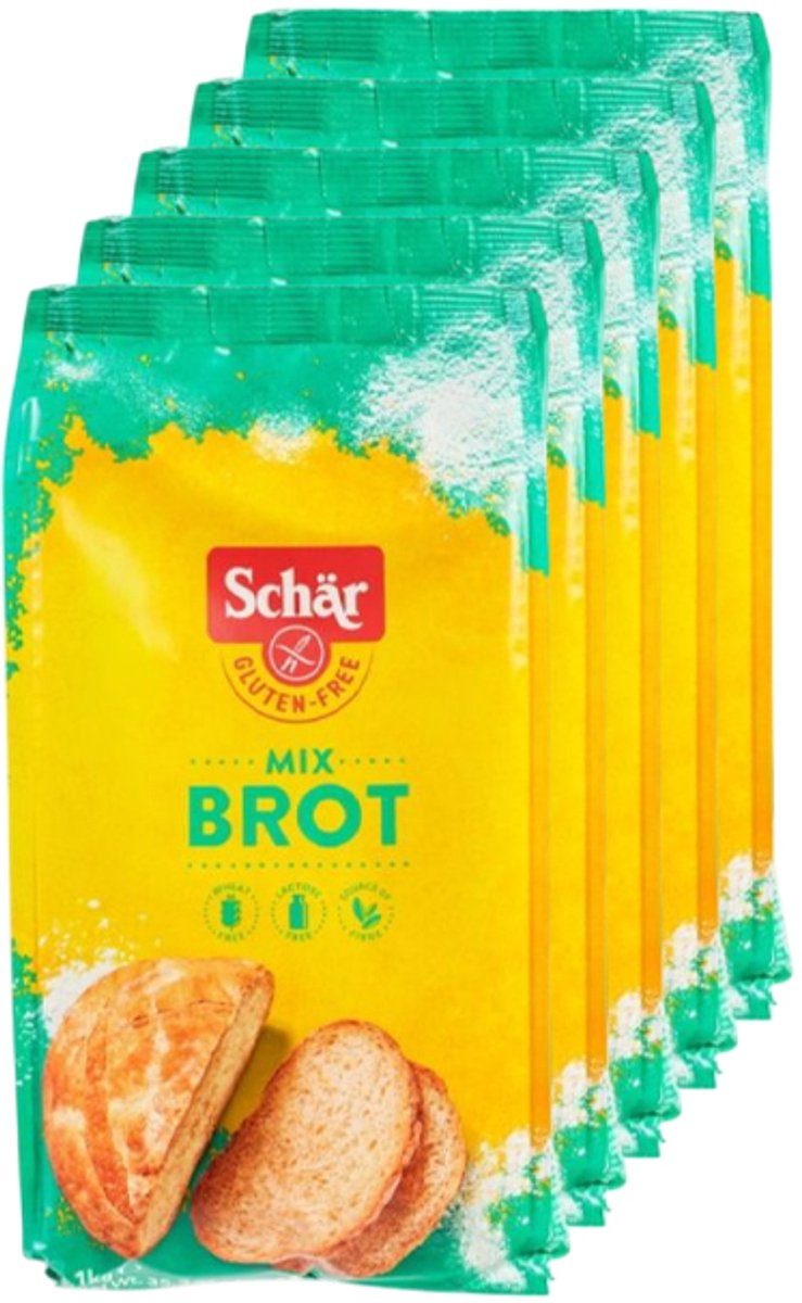Schar Schär Glutenvrij Broodmix 5 x 1 kg (5 stuks)