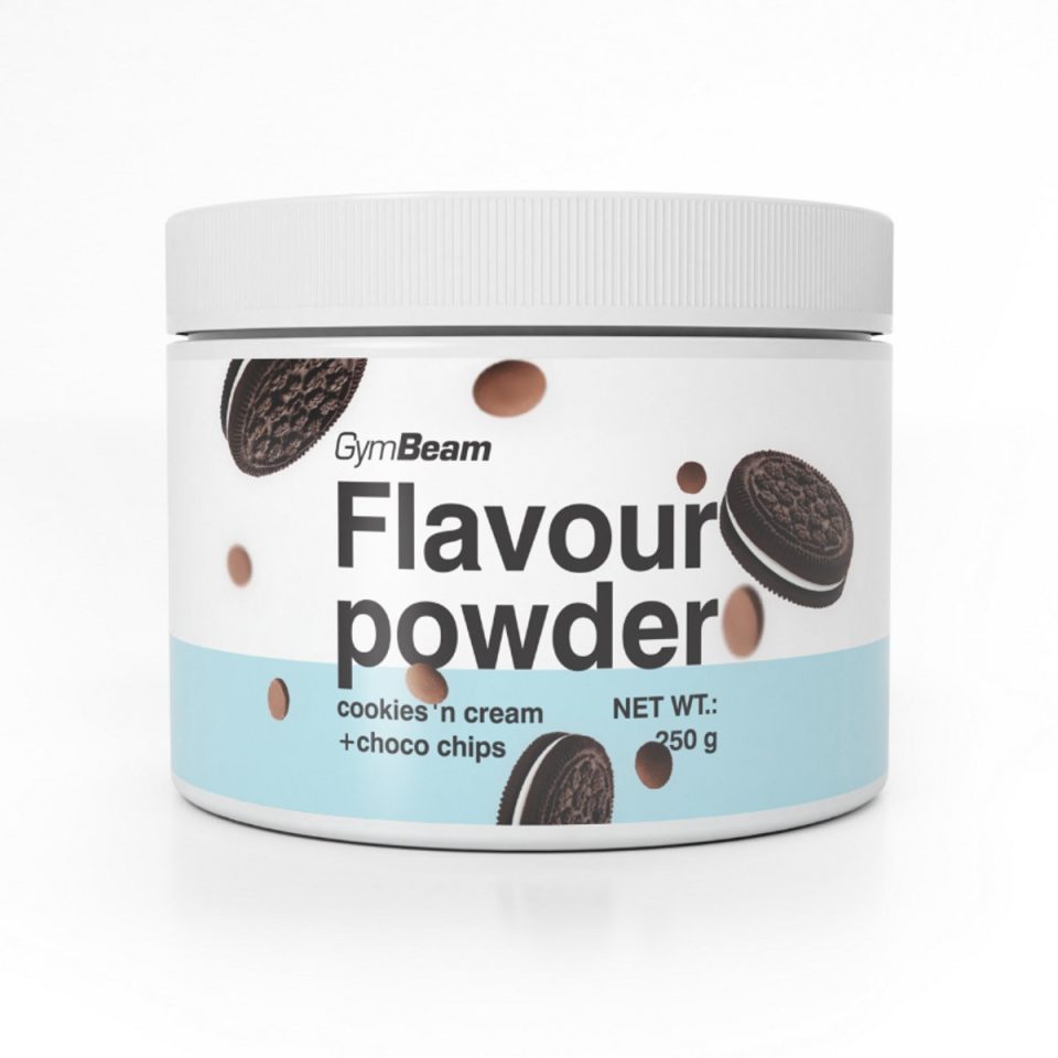 Gymbeam Smaakpoeder koekjes & room met choco chips 250 g