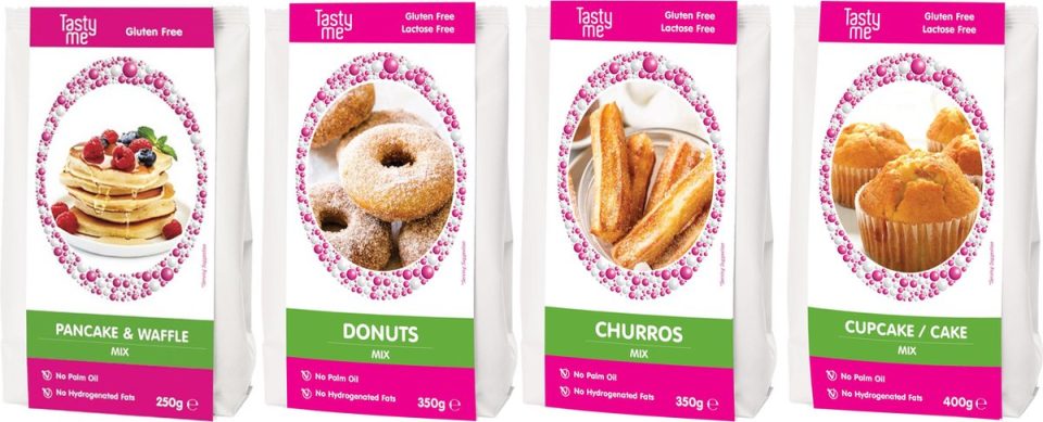 Tasty Me Set 1 van 4 mixen glutenvrij. Glutenvrij bakken..