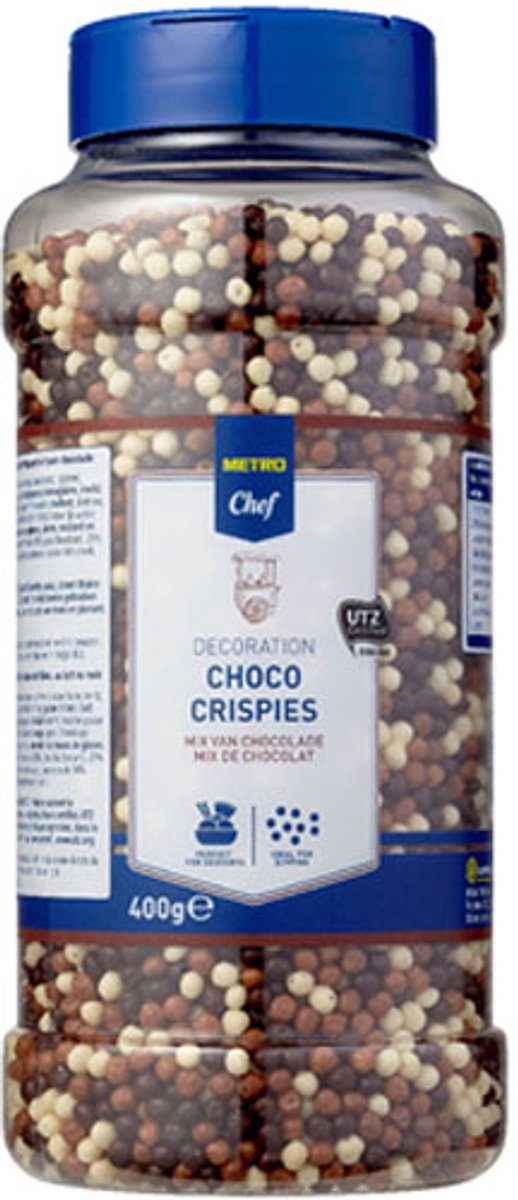 Metro Chef chocolade Crispies mix 400 g