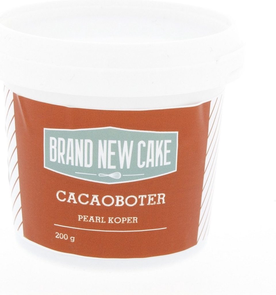Brand New Cake Cacaoboter Gekleurd Peatl Koper 200 g