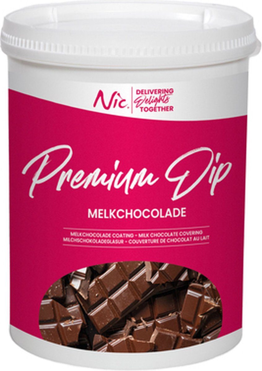 Nic Premium Dip Melkchocolade 1,2 kg