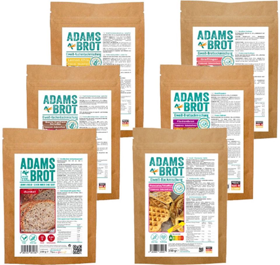Adam's Brot bakmix Adams Cake & Bak Mixpakket 6 x Adams