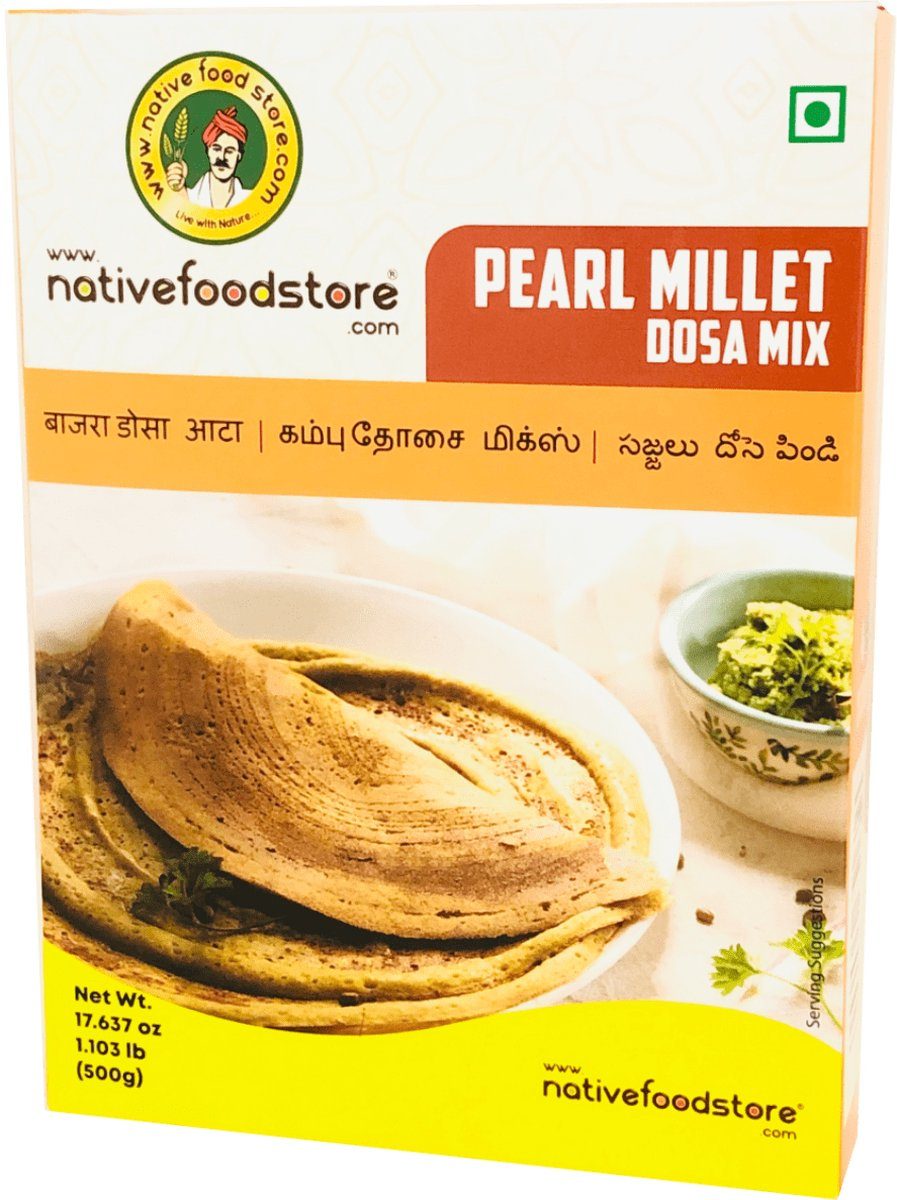 Native Food Parelgierst Dosa Mix 3 x 500 g