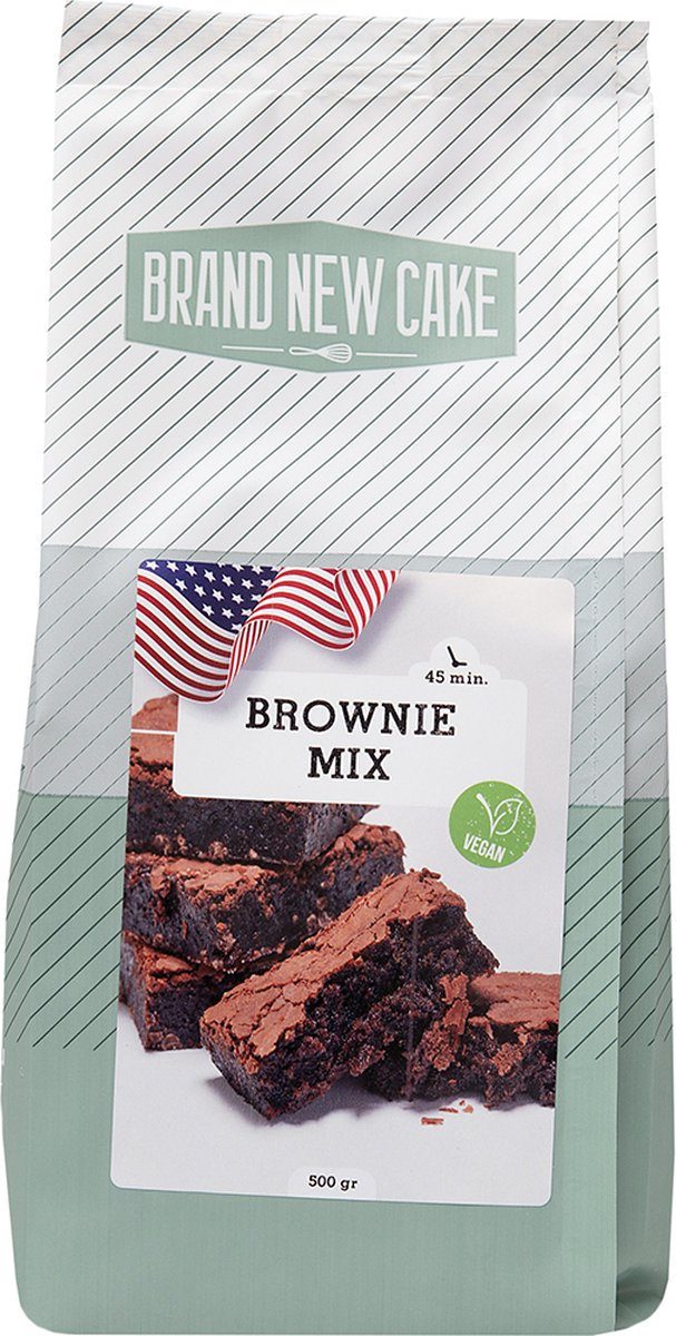 Brand New Cake bakmix Vegan Brownie mix 500 g