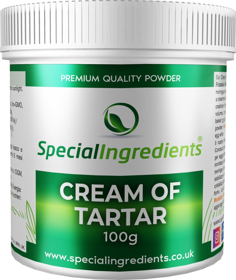 Special Ingredients Ltd. Wijnsteenzuur Cream of Tartar Voor Funcakes 100 g