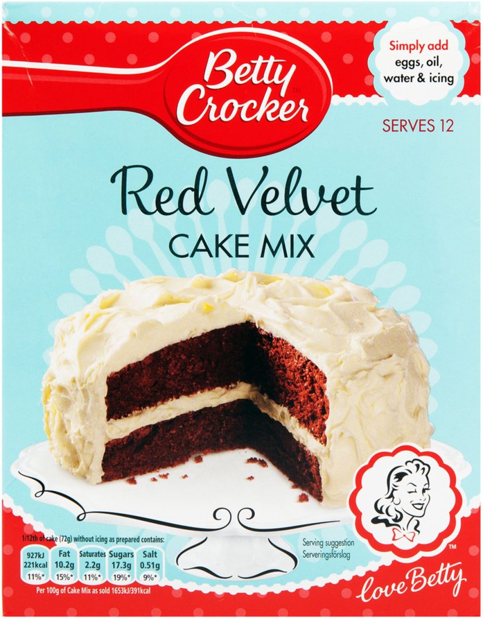 Betty Crocker Red Velvet Cake Mix 6 x 425 g