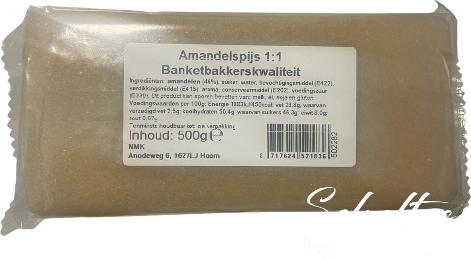 NMK Amandelspijs 1:1 500 g
