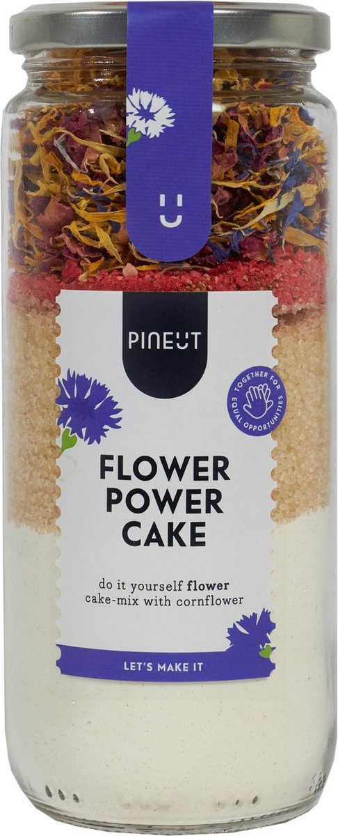 Pineut bakmix Flower Power Cake