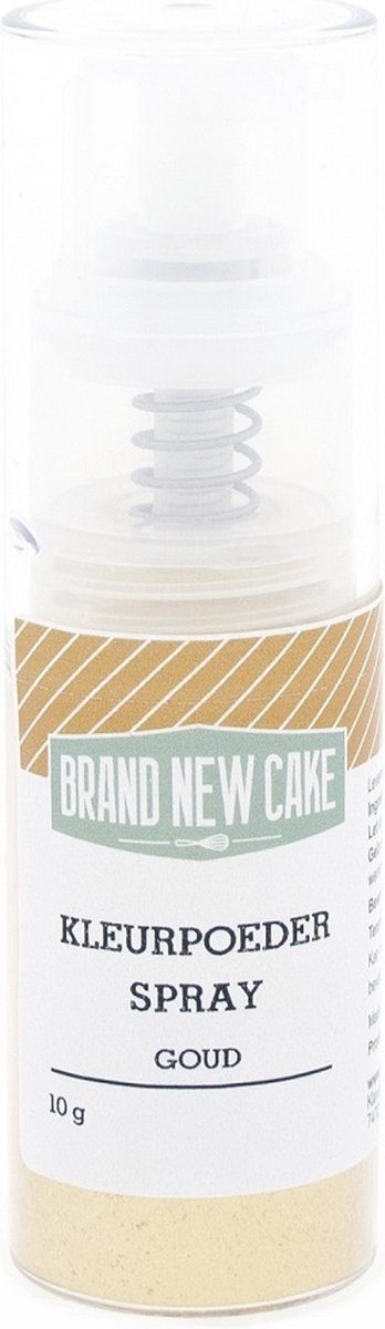 Brand New Cake kleurstof Kleurpoeder Spray Goud 10 g